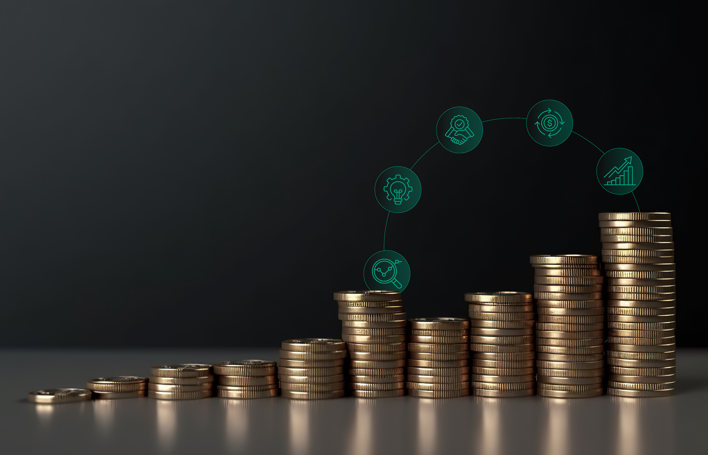 Partners in Capital, Growth, and Strategy Nighttime panoramic view of the Mumbai skyline featuring the sealink